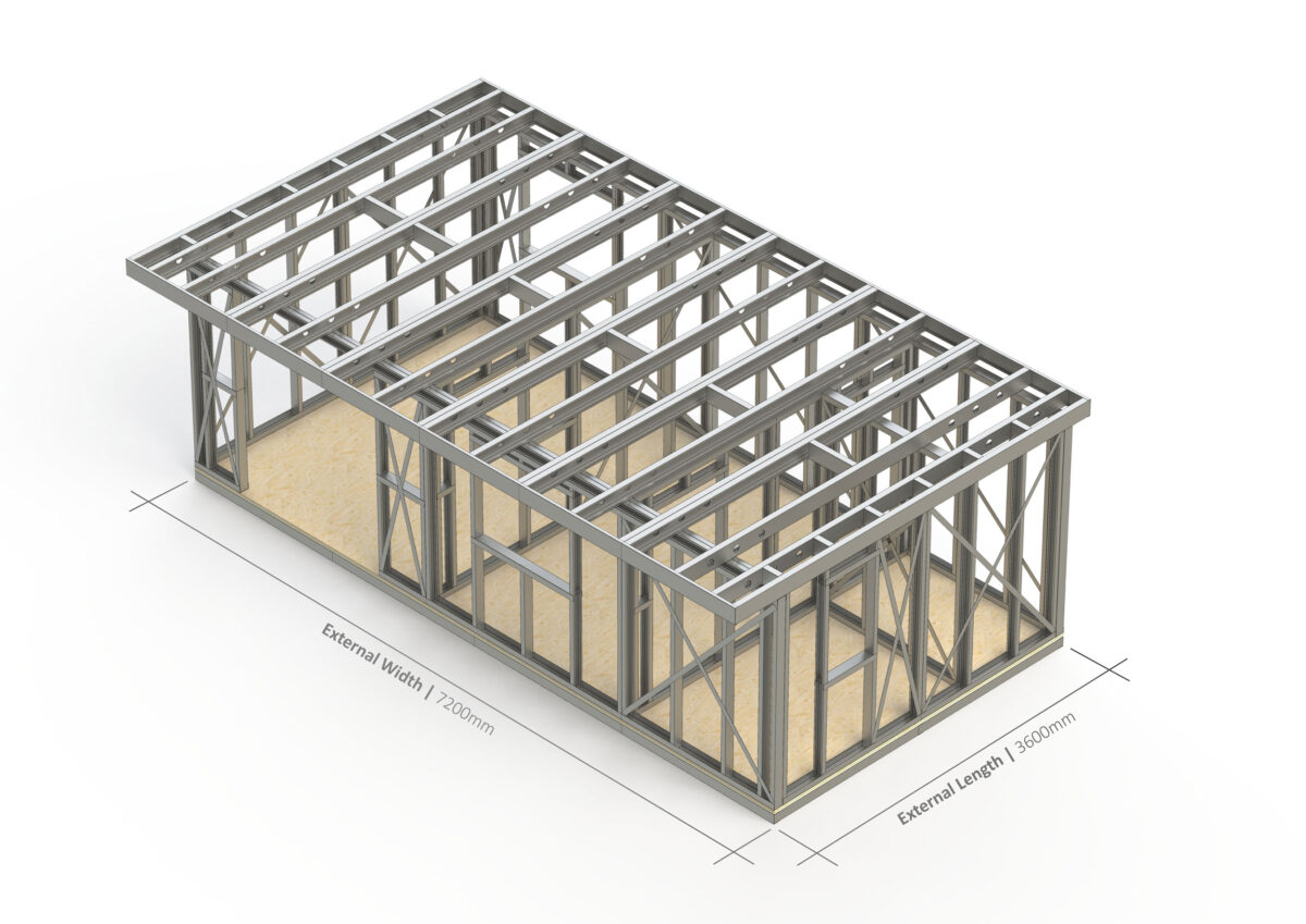 Annexe 001 – Flat Roof 100 Steel Frame — supplier catalogue frame