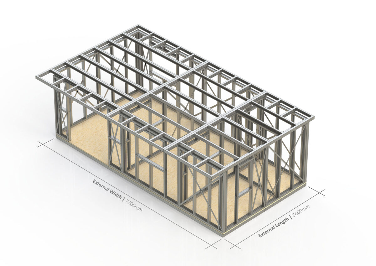 Annexe 001 – Flat Roof 165 Steel Frame — supplier catalogue frame