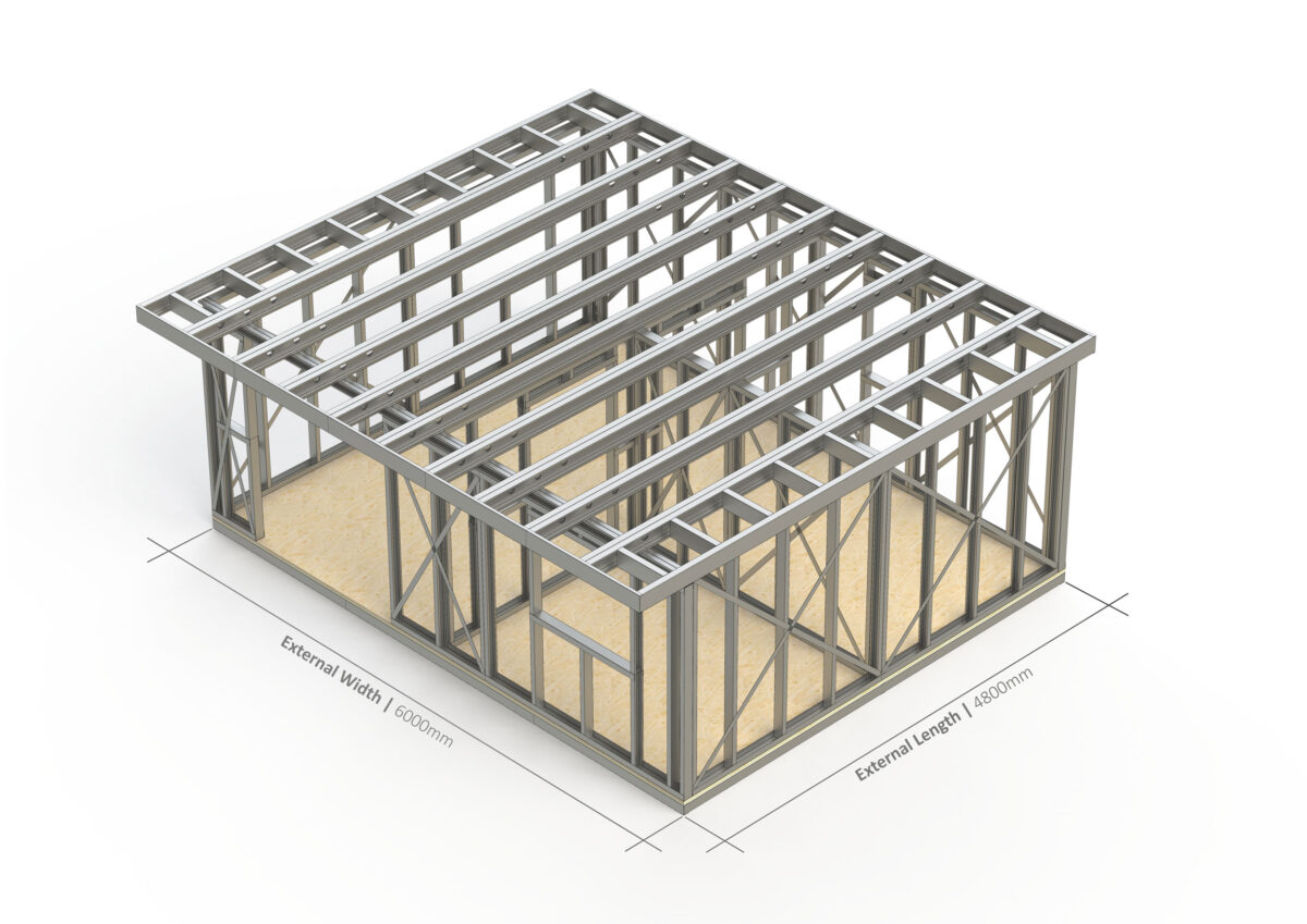 Annexe 002 – Flat Roof 100 Steel Frame — supplier catalogue frame