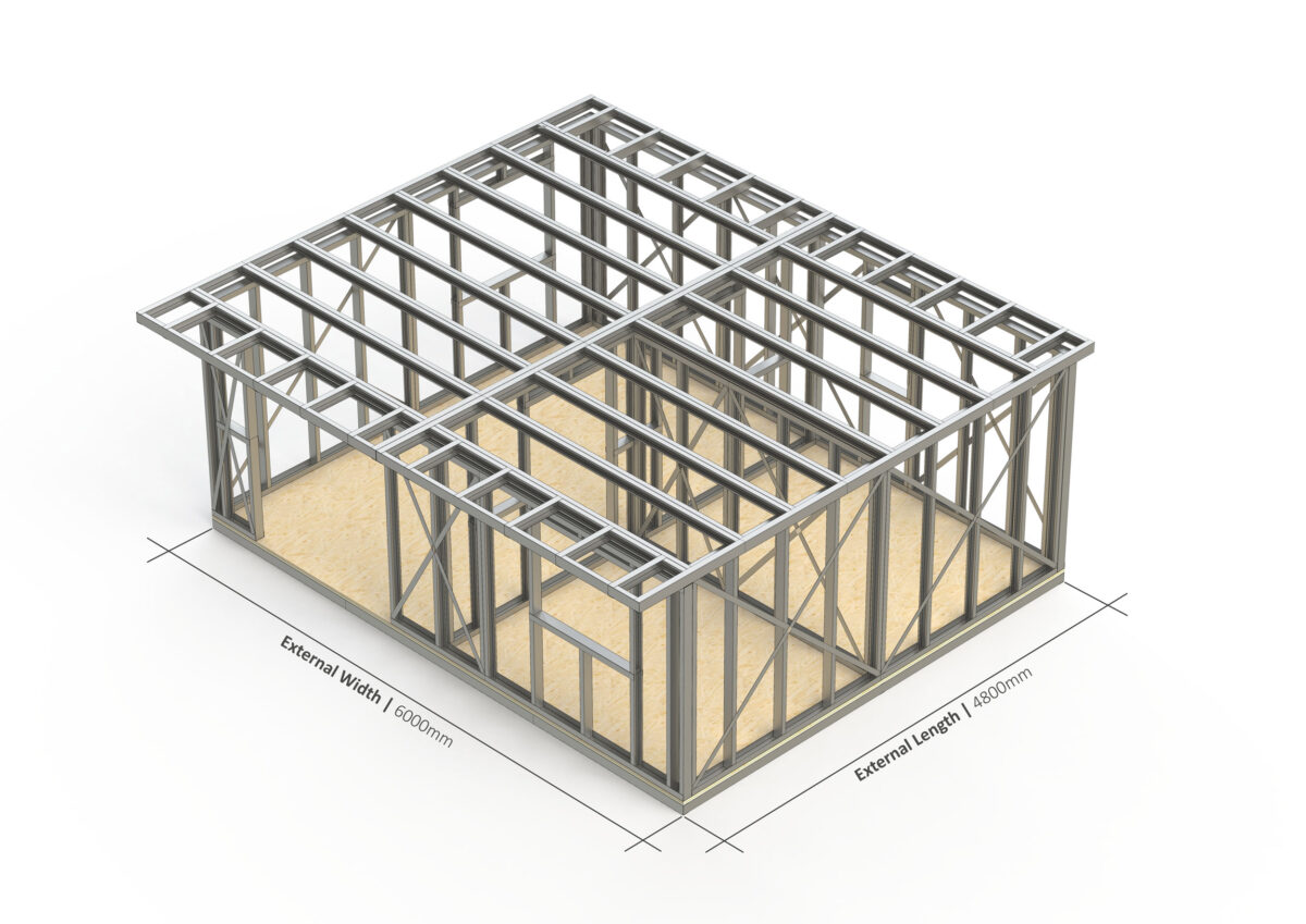 Annexe 002 – Flat Roof 165 Steel Frame — supplier catalogue frame