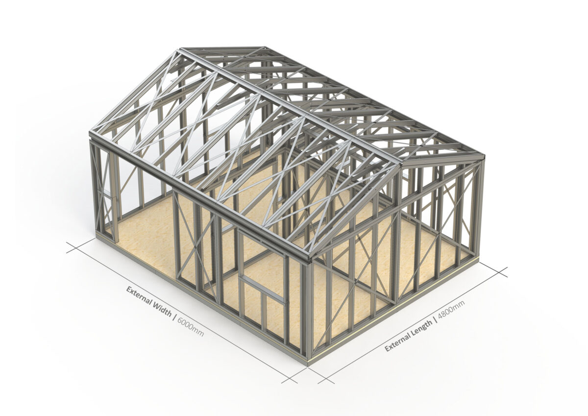 Annexe 002 – Pitched Roof Steel Frame — supplier catalogue frame