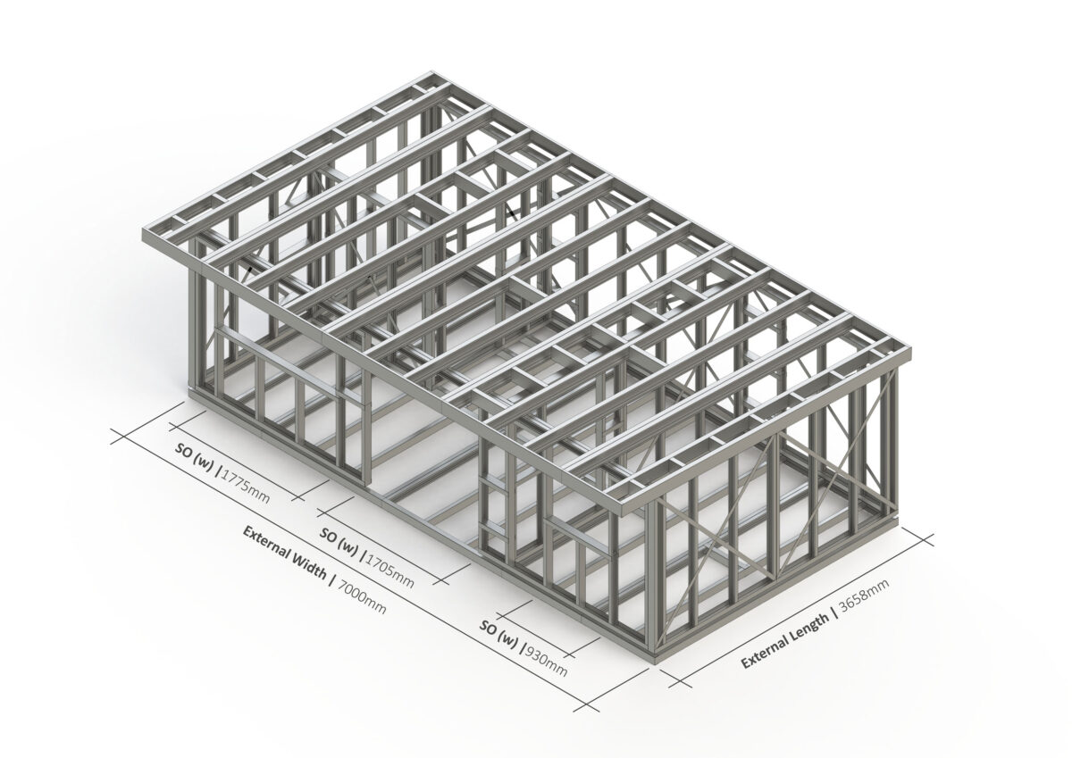 Bespoke 034 Steel Garden Room Frame — supplier catalogue frame