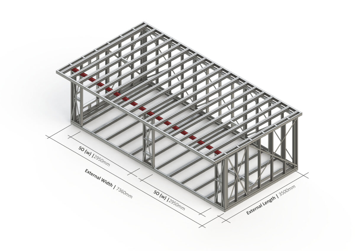 Bespoke 036 Steel Garden Room Frame — supplier catalogue frame