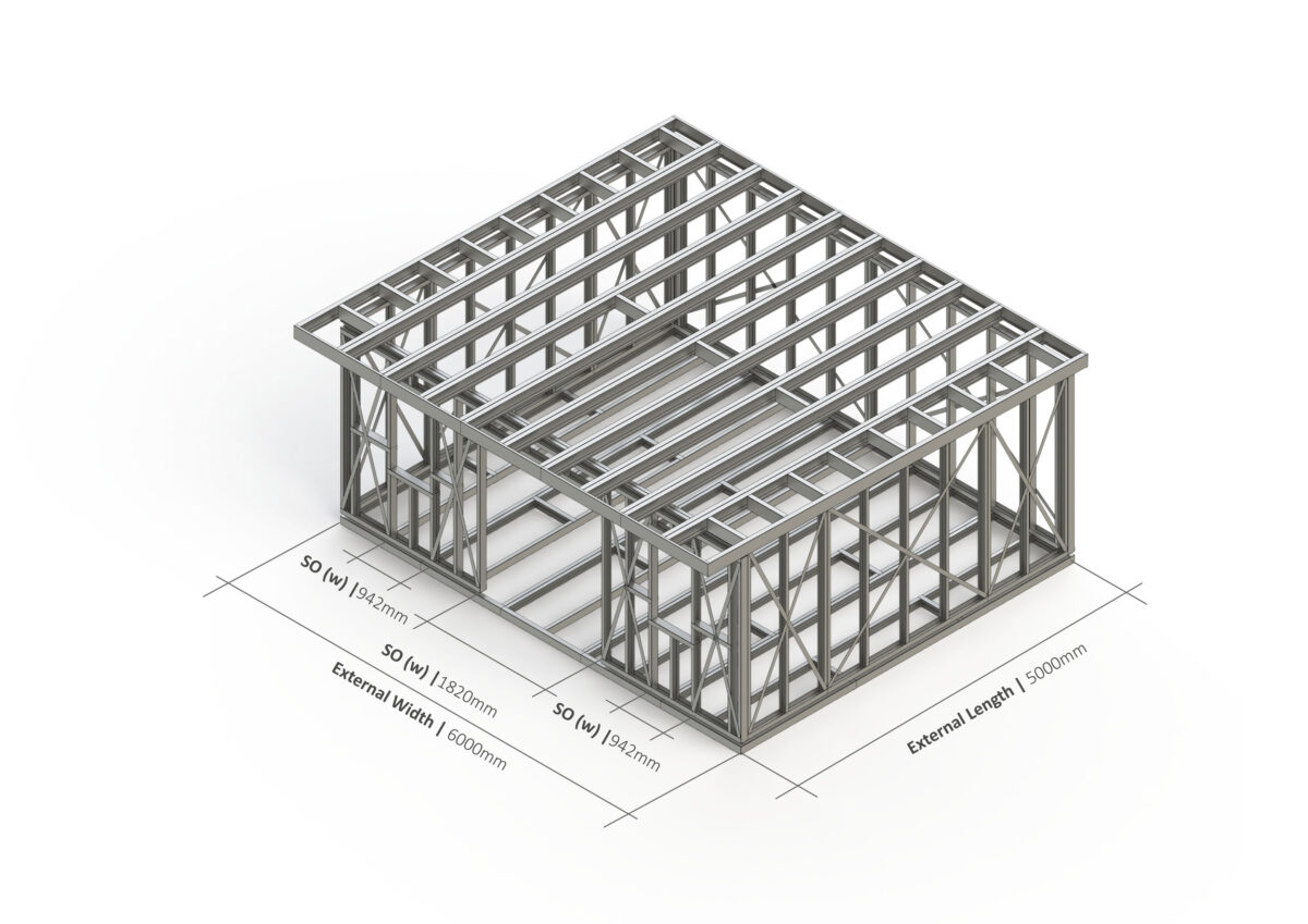 Bespoke 041 Steel Garden Room Frame — supplier catalogue frame