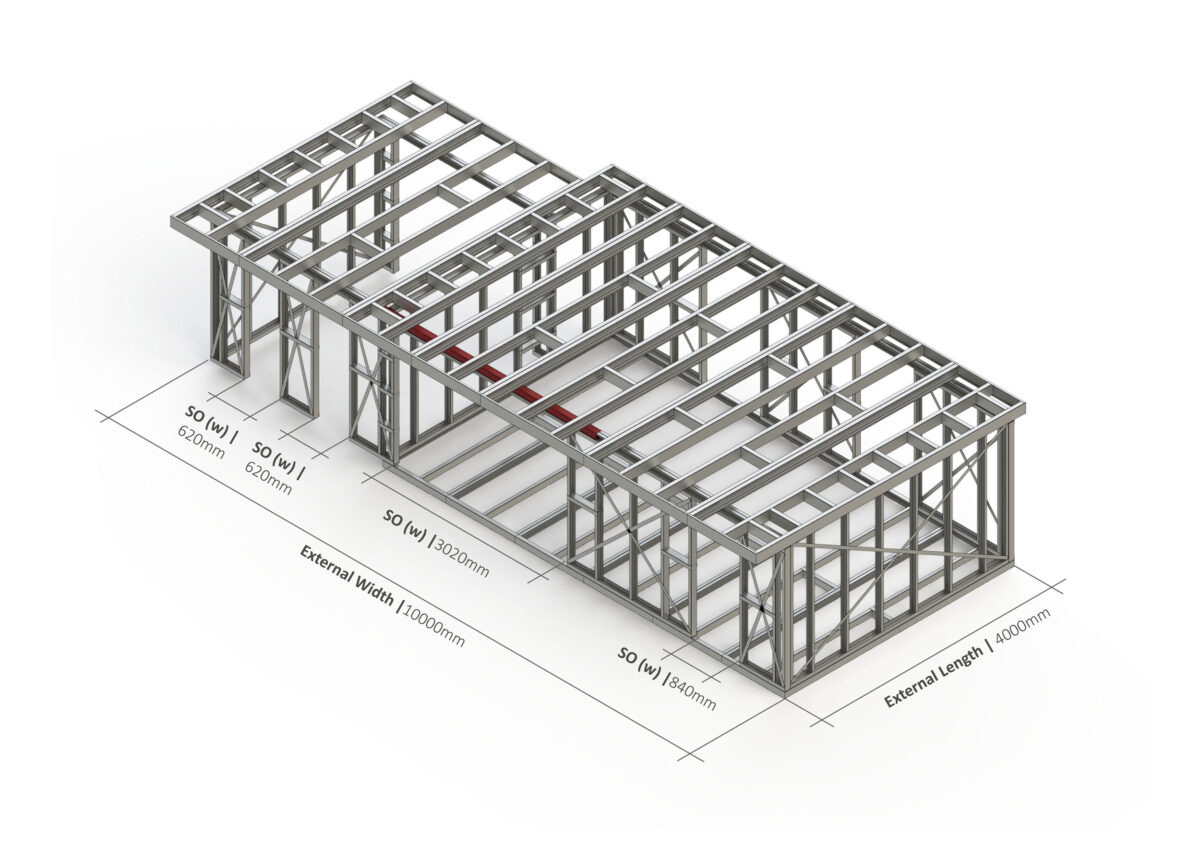Bespoke 043 Steel Garden Room Frame — supplier catalogue frame