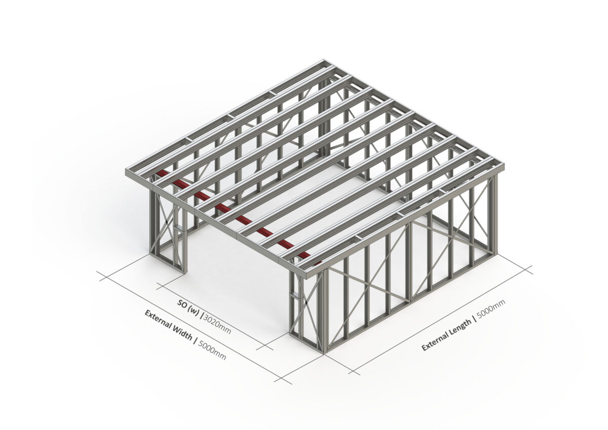 Bespoke 049 Steel Garden Room Frame — supplier catalogue frame