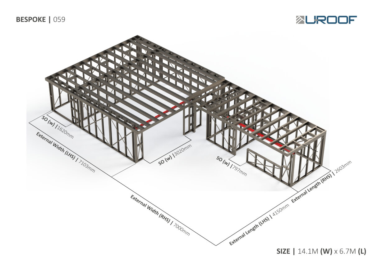 Bespoke 059 Steel Garden Room Frame — supplier catalogue frame