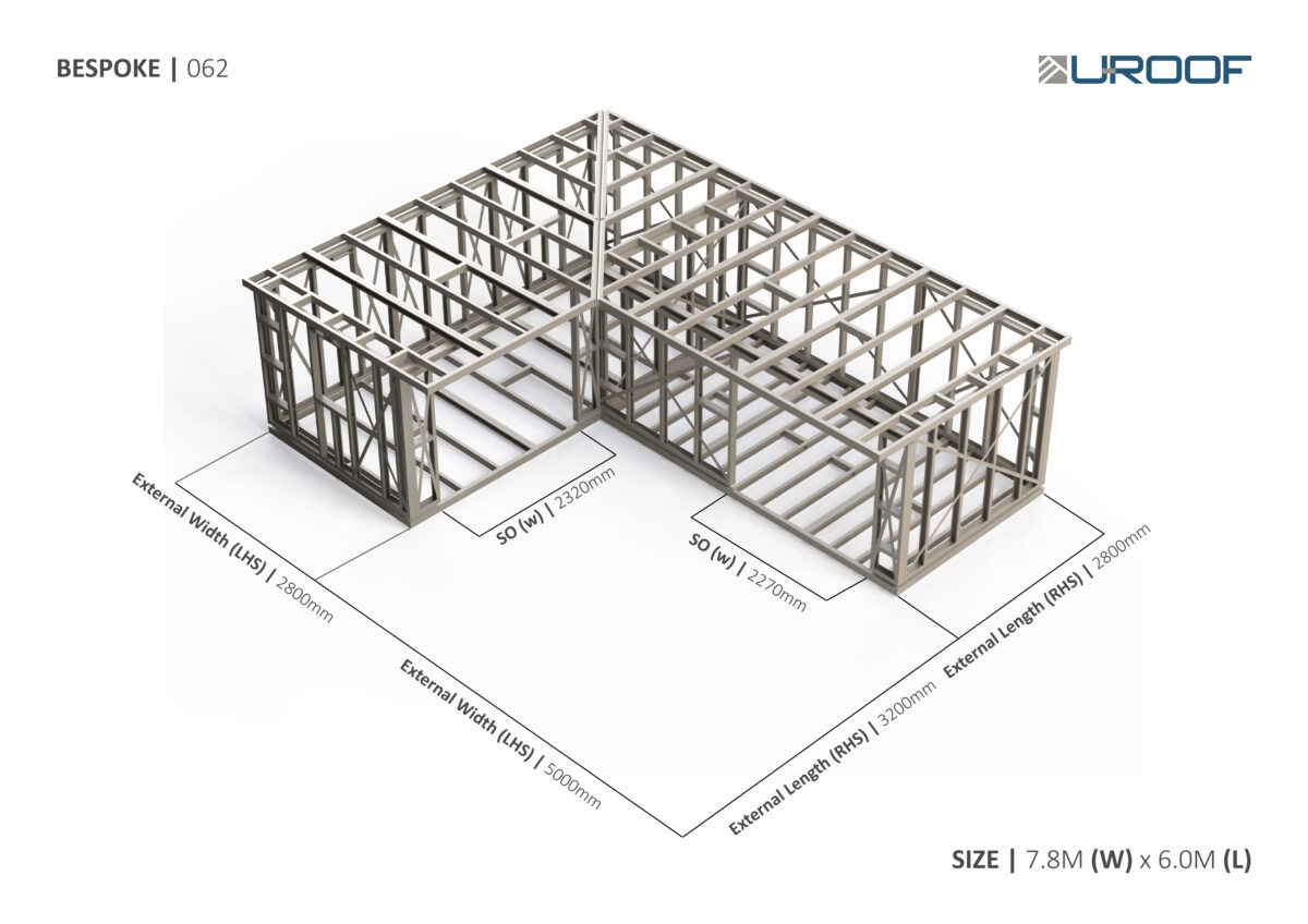 Bespoke 062 Steel Garden Room Frame — supplier catalogue frame