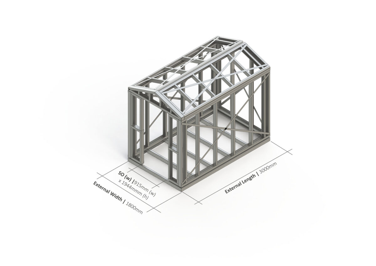 Shed – 3000mm x 1800mm Steel Frame — supplier catalogue frame